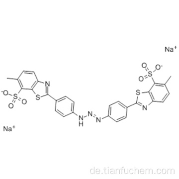 7-Benzothiazolsulfonsäure, 2,2 &#39;- (1-Triazen-1,3-diyldi-4,1-phenylen) bis [6-methyl-, Natriumsalz (1: 2) CAS 1829-00-1